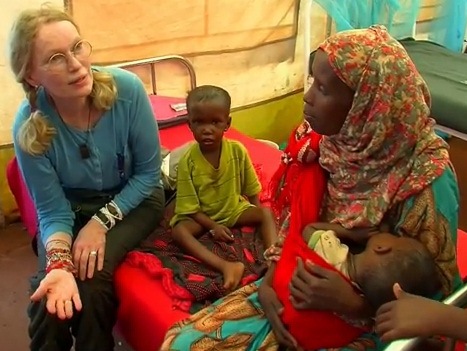 Mia Farrow in Dadaab
