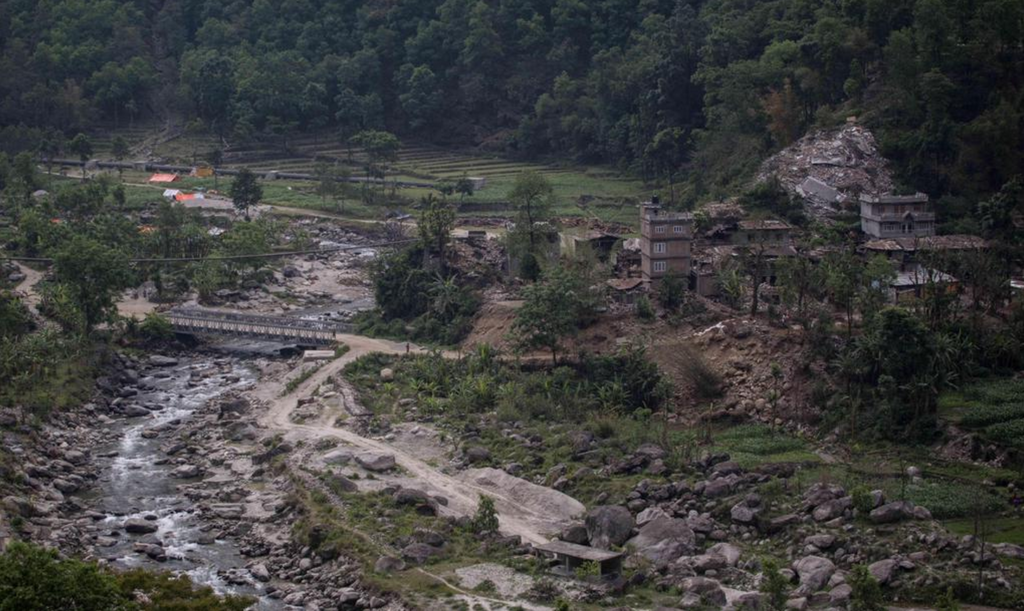moesson aardverschuivingen Nepal