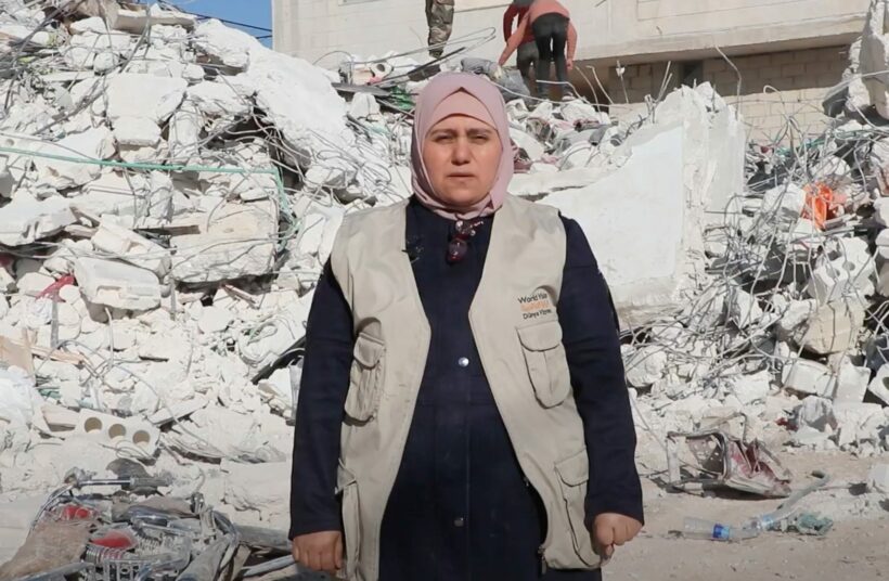 Foto Hulpverlener Syrie.